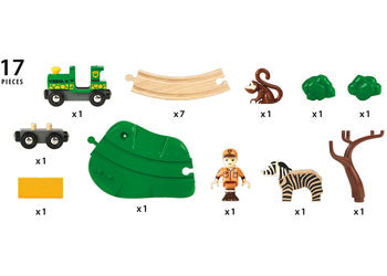 Brio - Safari Railway Set 17 pieces image 4