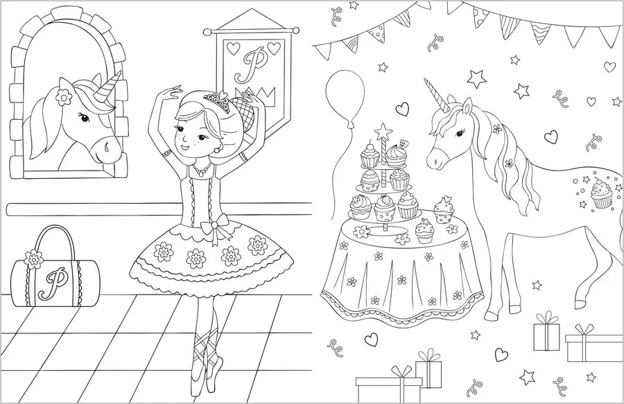 Unicorn Magic - Tattoo Activity Book image 1
