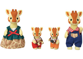 Sylvanian Families - Highbranch Giraffe Family image 2