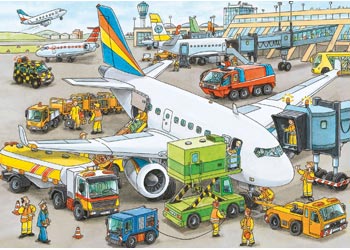 Ravensburger - Busy Airport Puzzle 35 piece image 1