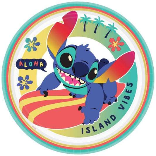 Lilo & Stitch 23cm Paper Plates 8 pc image 0