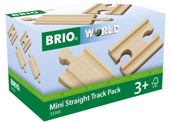 Brio - Mini Straight Track Pack 4 pc image 0