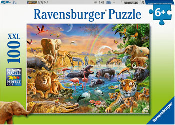 Ravensburger - Savannah Jungle Waterhole 100 piece image 0