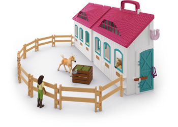 Schleich - Open Stable "Little Horseshoe" image 6