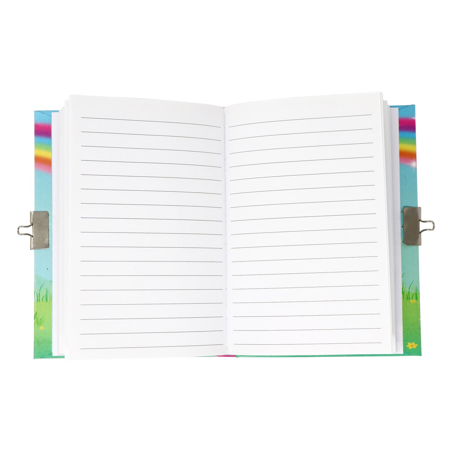 Pink Poppy Unicorn Lockable Notebook image 2