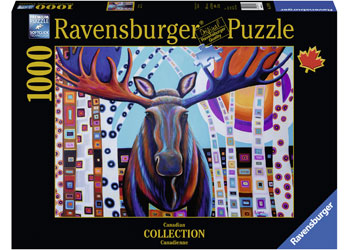 Ravensburger - Winter Moose Puzzle 1000 pc image 0