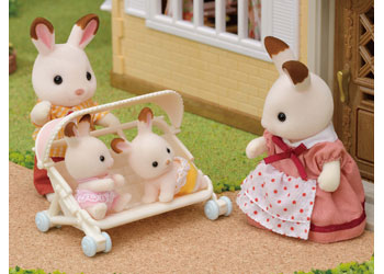 Sylvanian Families - Triplets Stroller image 4