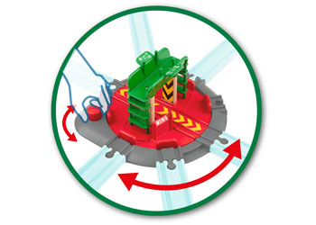 Brio - Turntable & Figure Train Track 2 pieces image 2