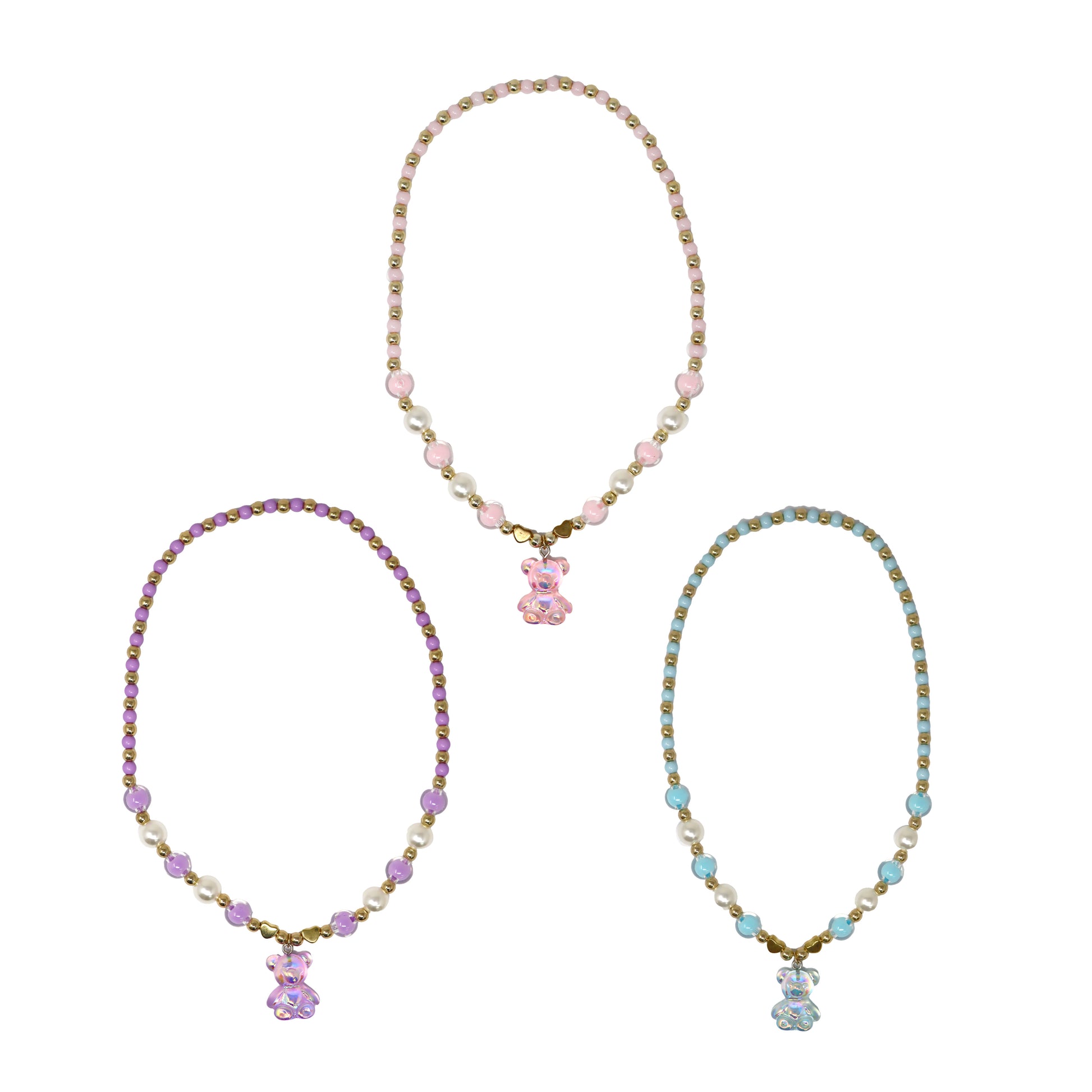Pink Poppy Gummy Bear Necklace image 0