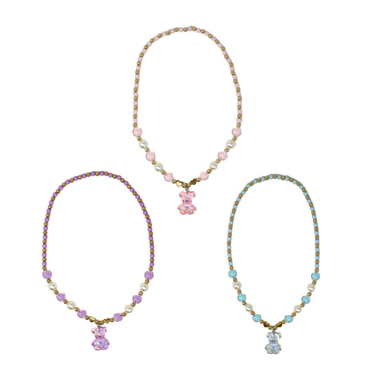 Pink Poppy Gummy Bear Necklace image 0