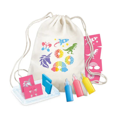 4M - KidzMaker - Stencil Backpack Printing image 1