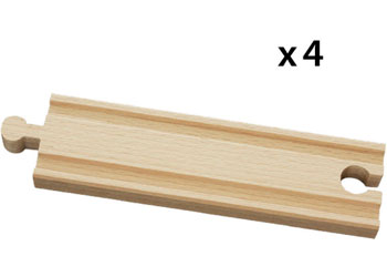 Brio - Medium Straight Tracks 4 pieces image 2