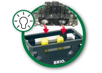 Brio - Light Up Gold Wagon 2 pieces image 1