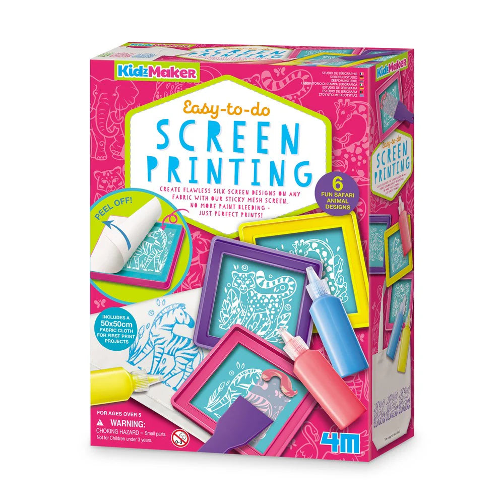 4M - KidzMaker - Easy-to-do Screen Printing image 0