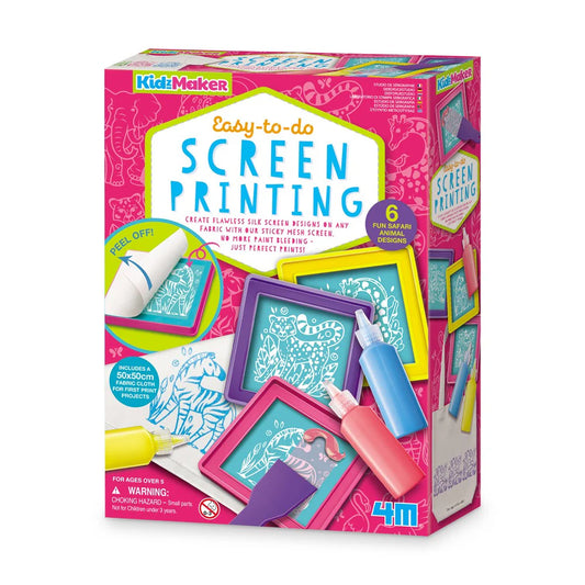 4M - KidzMaker - Easy-to-do Screen Printing image 0