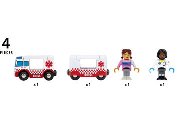 Brio - Rescue Ambulance 4 pieces image 5