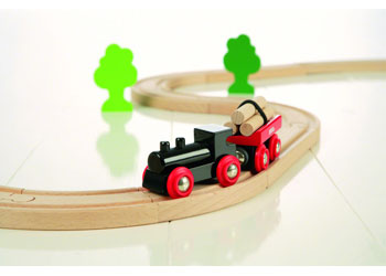BRIO CLASSIC LITTLE FOREST TRAIN SET 18 PIECE image 2