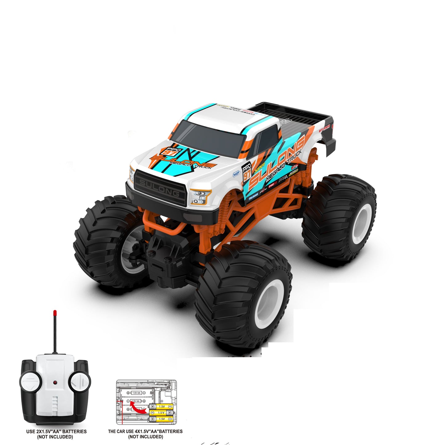 Rusco Racing 1:16th 3 Ast. Off Road Monster Vehicle RC image 2