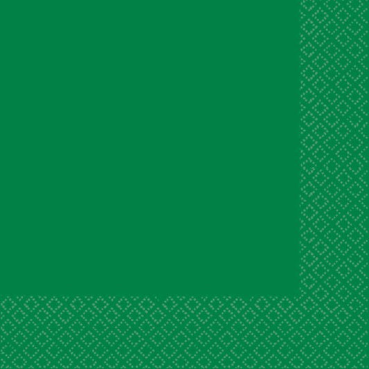 Lunch Napkins 40 Pack 2 PLY - Festive Green image 0