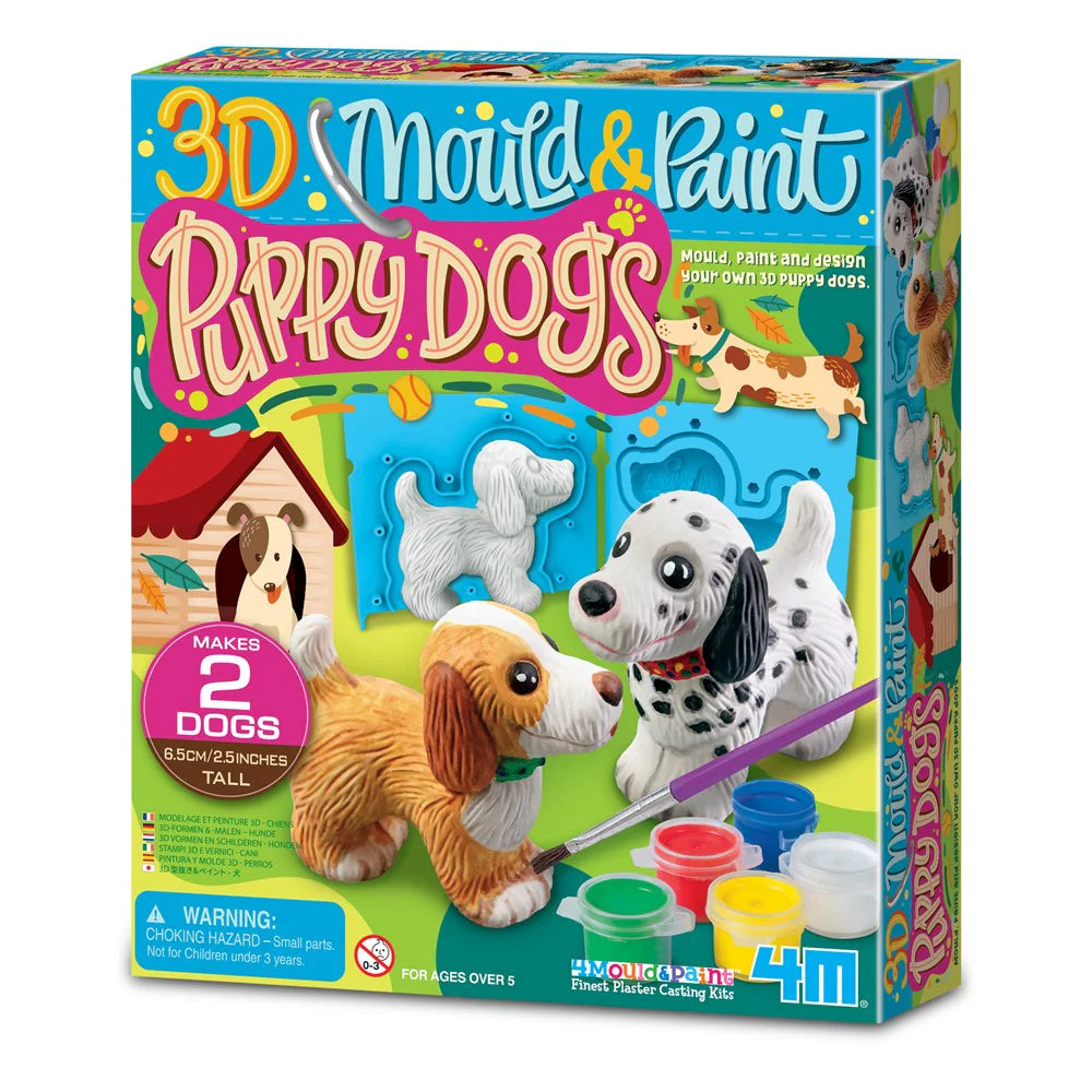 4M - Mould & Paint - 3D Puppy Dogs image 0