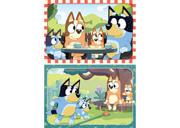 Ravensburger - Fun With Bluey 2x12 piece Puzzle image 1