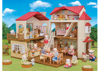 Sylvanian Families - Red Roof Country Home with Attic image 0