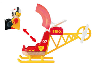 Brio - Firefighter Helicopter 3 pieces image 4