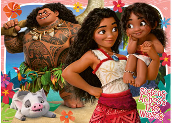 Ravensburger - Disney Moana Bumper 4 Puzzle Pack image 1