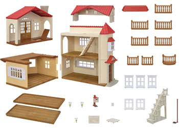 Sylvanian Families - Red Roof Country Home with Attic image 2