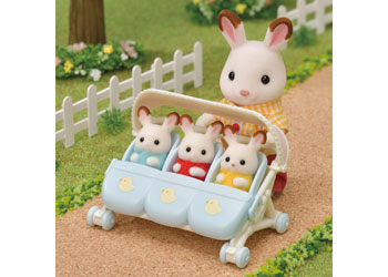 Sylvanian Families - Triplets Stroller image 3