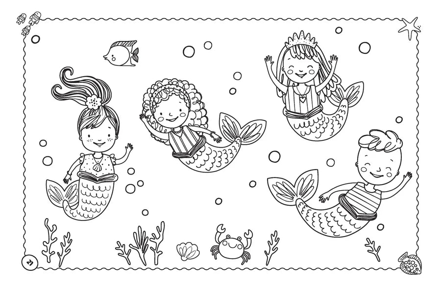 Giant Activity Pad - Mermaid Friends image 2