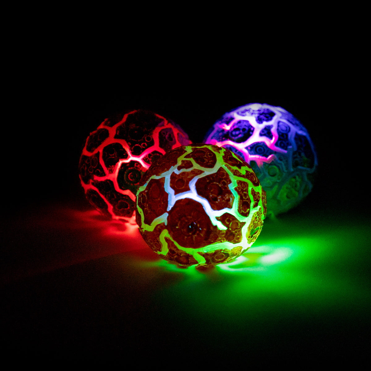 Nee Doh Magma Ball - Light Up Squishy  Meteorite image 1