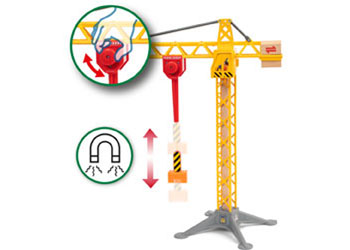 Brio - Construction Crane w Lights 5pc image 2