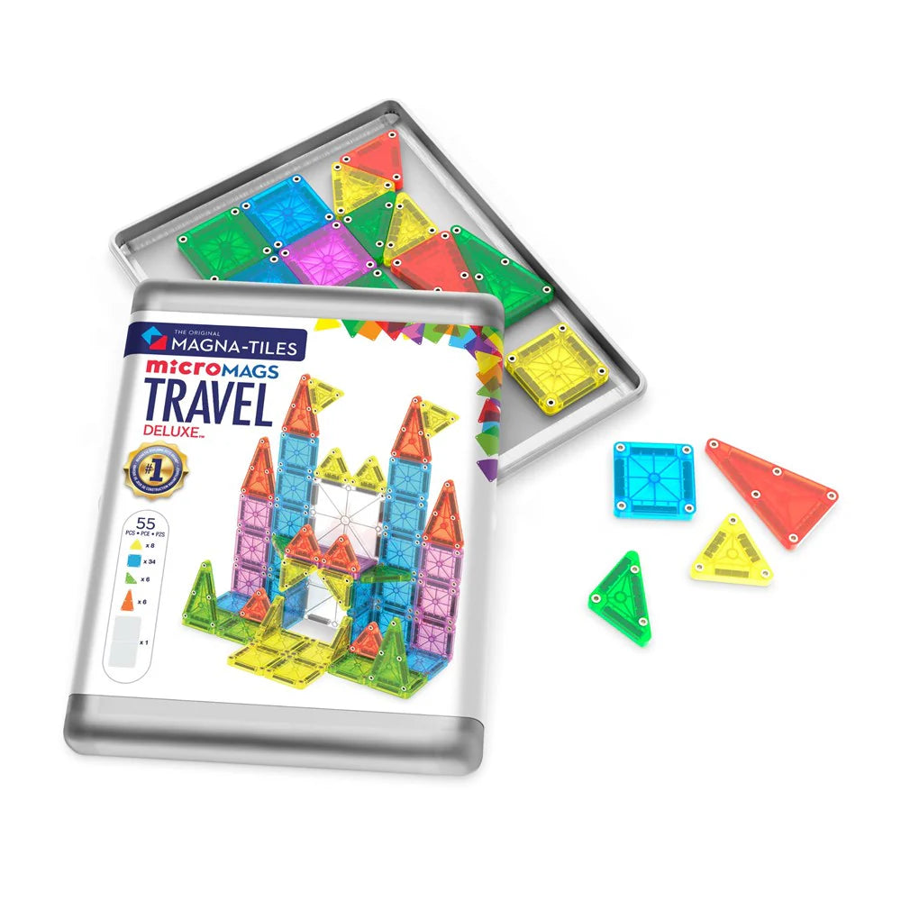 MAGNA-TILES - microMAGS Travel Set Deluxe - 55 Piece image 1