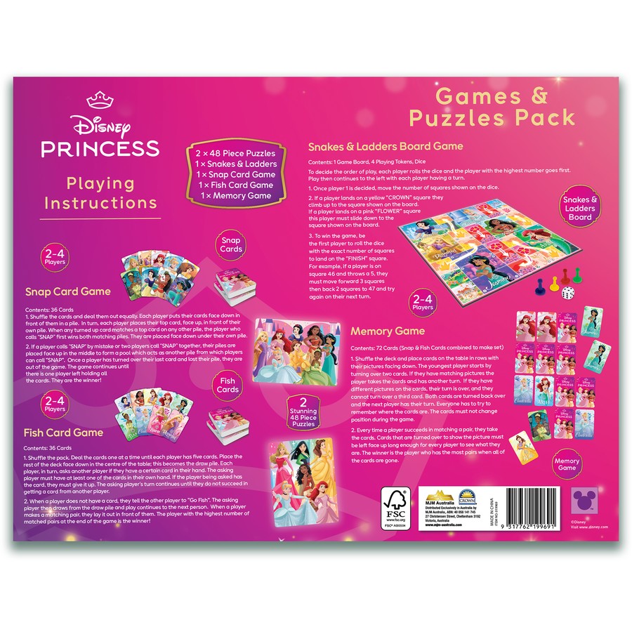 Disney Princesses Games & Puzzle Pack image 1