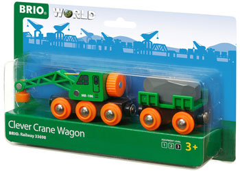 Brio - Clever Crane Wagon 4 pieces image 0