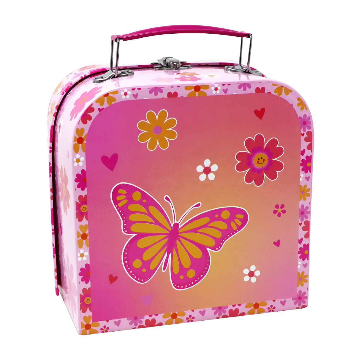 Pink Poppy - Vibrant Vacation 7 Piece Tin Tea Set in Carry Case image 4