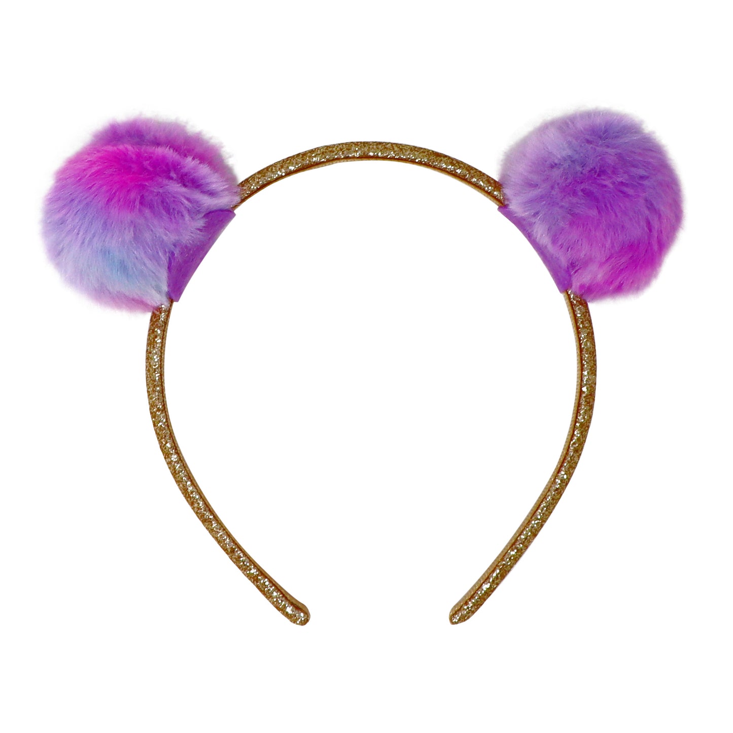 Pink Poppy Fluffy Pom Pom Headband image 4