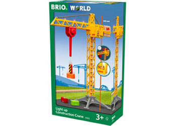 Brio - Construction Crane w Lights 5pc image 0