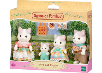 Sylvanian Families  - Latte Cat Family image 0