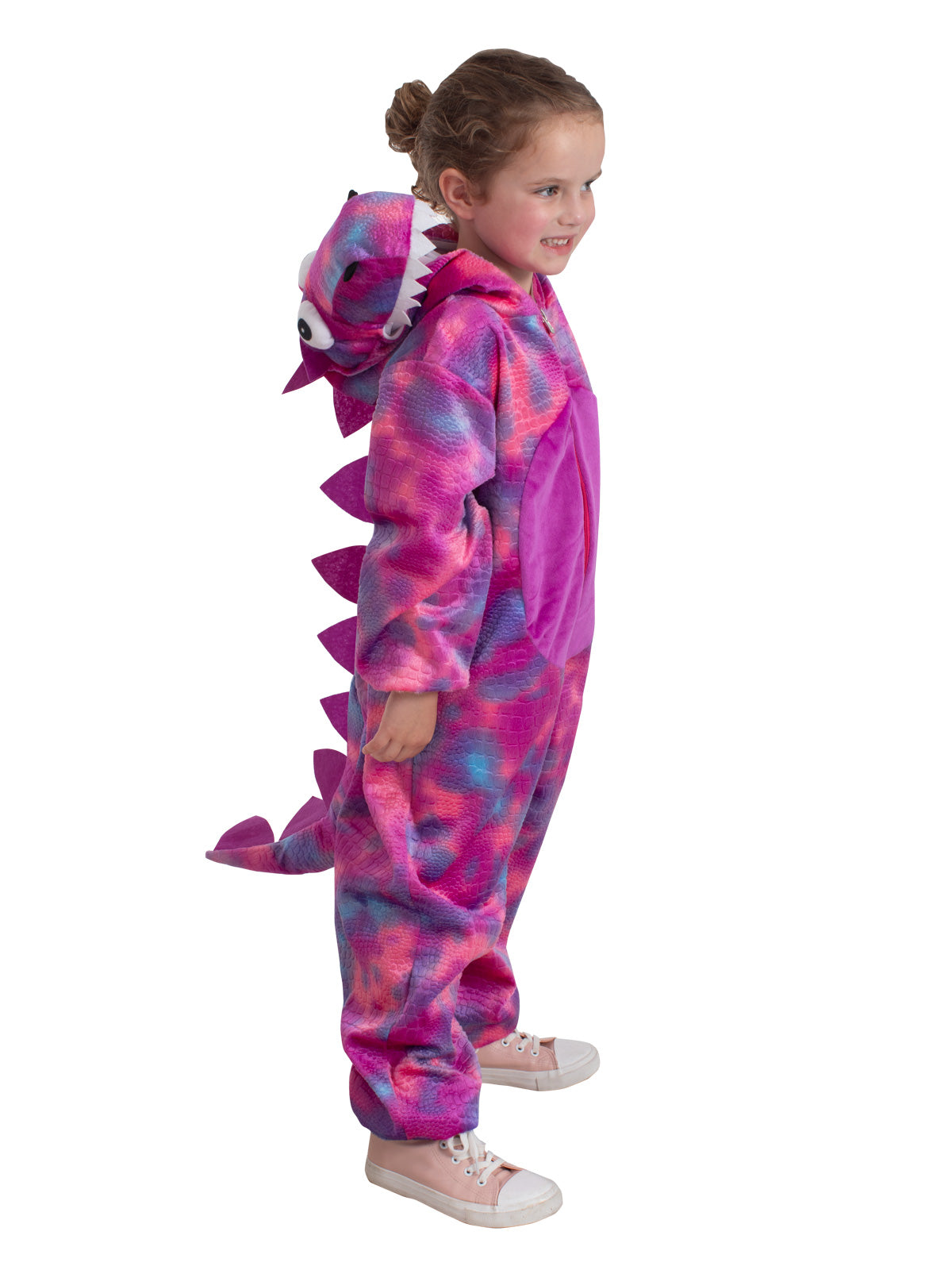 Roarin' Rex Pink Dinosaur Costume, Toddler image 4