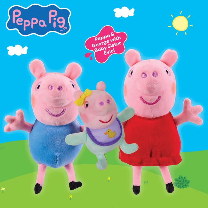 Peppa Pig Trio Pack: Peppa, George & Baby Evie image 4