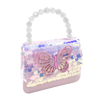 Pink Poppy Dazzling Butterfly Handbag image 0
