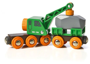 Brio - Clever Crane Wagon 4 pieces image 2