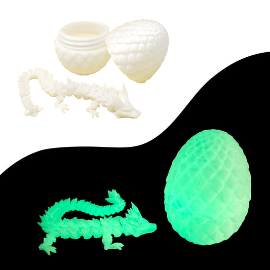 Pink Poppy 3D Printed Dragon's Egg Glow in the Dark image 0