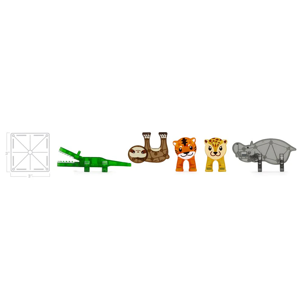 MAGNA-TILES - Jungle Animals - 25 Piece Set image 1