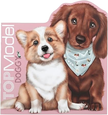 Depesche - TOPModel - Dog Shape Colouring Book image 0