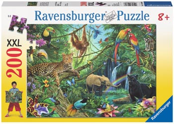 Ravensburger - Animals in Jungle Puzzle 200 piece image 0